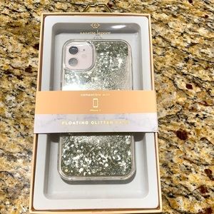 Nanette Lepore Floating Glitter iPhone 11 case